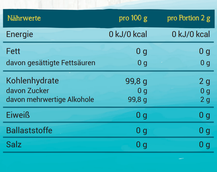 Steviola® Erythrit weiß 500g